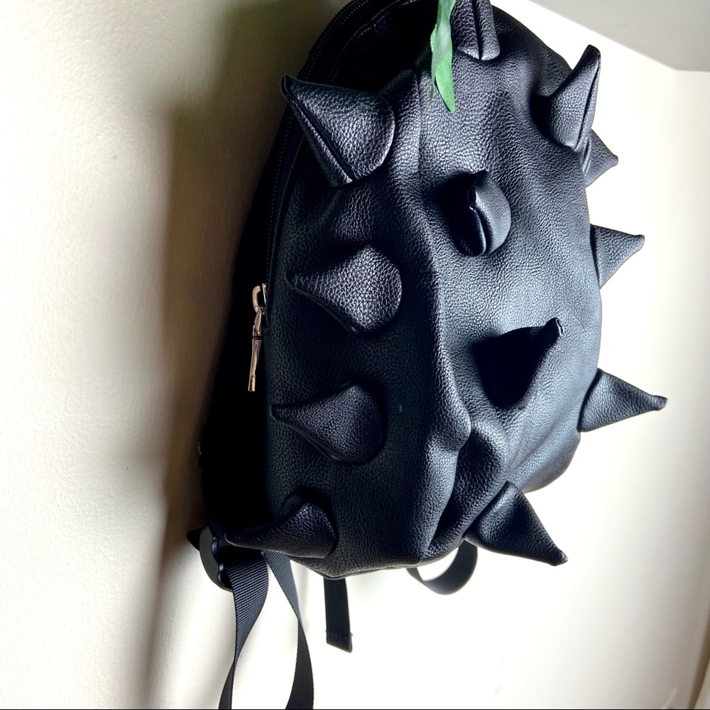 Rare Mad Pax Black Spiketus Rex Pint Mini Backpack - Picture 7 of 10